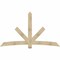 Ekena Millwork Alberta Rough Sawn Timber Gable Bracket, Douglas Fir, 96"W x 56"H x 4"D x 6"F, 14/12 Pitch GBW096X56X0406ALB00RDF - alternate 1